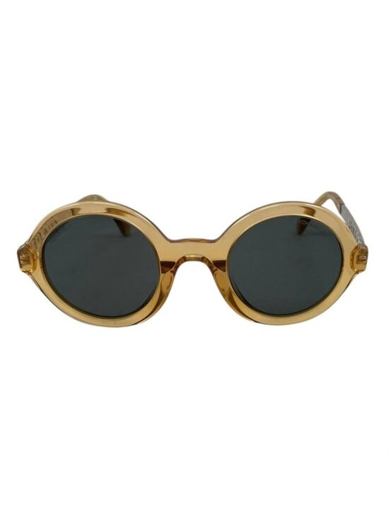 Chanel Sunglasses Clear Frame Logo Brown Silver Eyewear main image 8